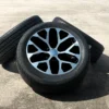 Black and Machine 20" Snowflake Wheels with Highway Tires for GMC Sierra, Yukon, Denali - New Set of 4
