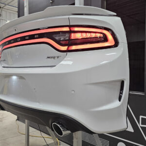 Alternative view of Dodge Charger Hellcat Rear Bumper LED Custom Hanging