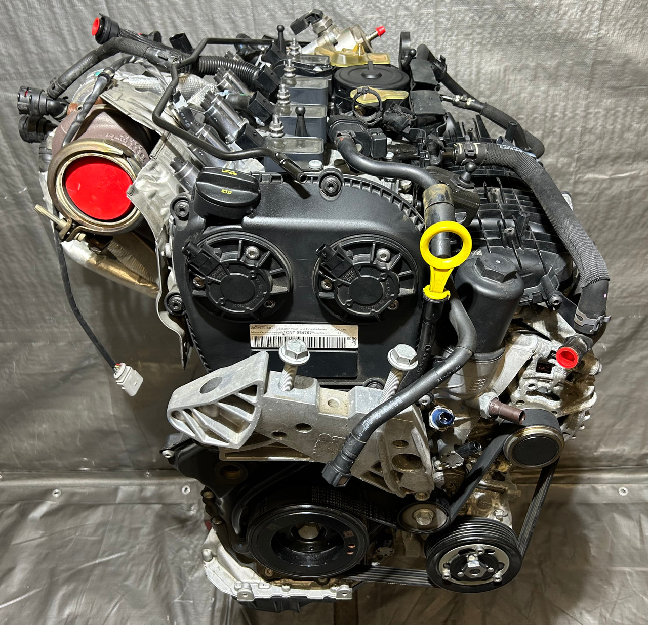 2016-2018 Audi TT 2.0l Engine Long Block w/ Turbocharger / CNTC / 106K T3002 - Image 3